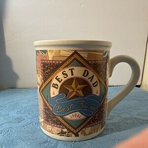 Vintage 1989 Dynamic Concepts Mug. Best Dad. Best Friend
